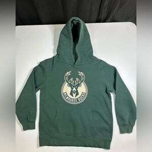 Fanatics Giannis Antetokounmpo Milwaukee Bucks  Pullover Hoodie youth‎ large